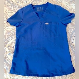 FIGS Womens Scrub Set in Winning Blue